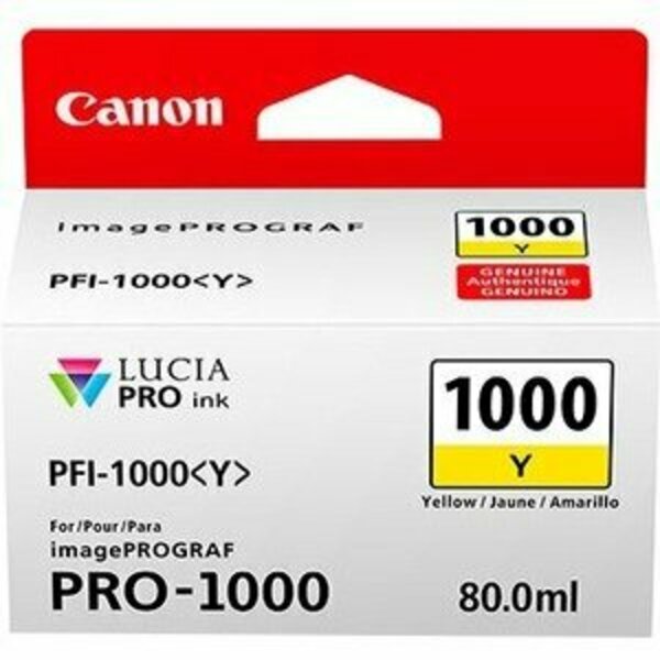 Canon Computer Systems Canon PFI 1000 YELLOW PFI1000YELLOW